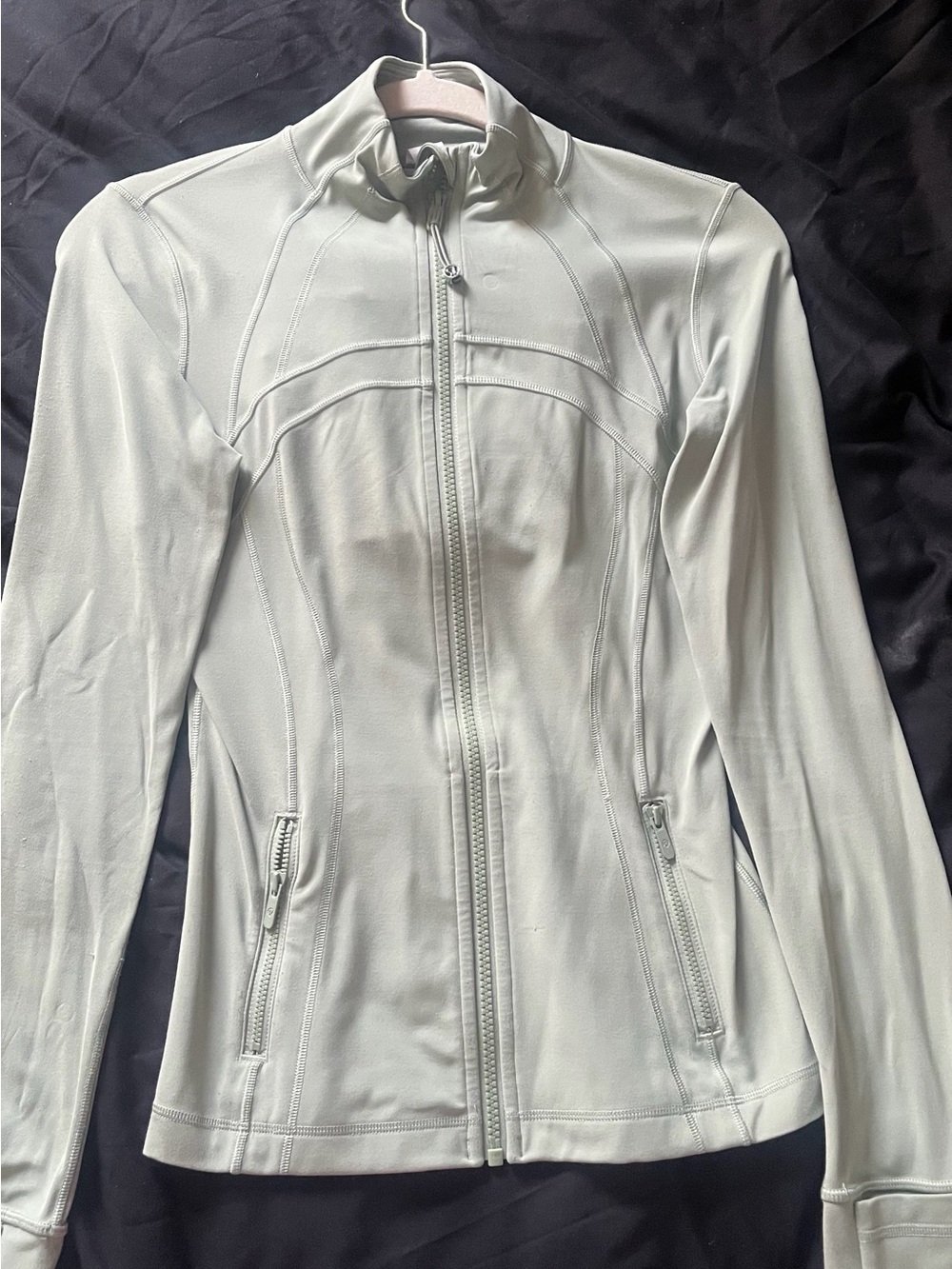 Light Green Women’s Zip-Up Active Jacket